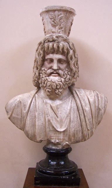 Serapis Bust Of The God Serapis In His Human Form