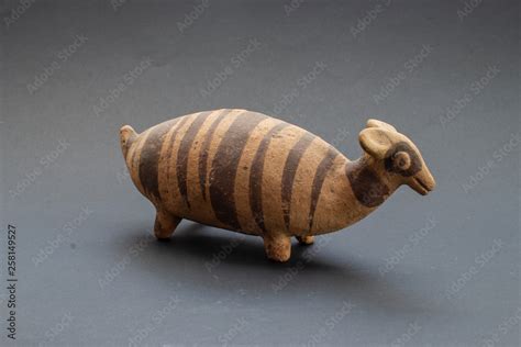 Pre Columbian Animal Shaped Ceramic Called Huaco From Chancay An