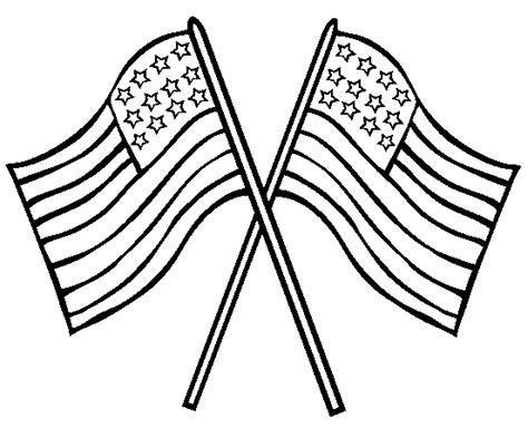 American Flag Clip Art Black And White Black And Whit
