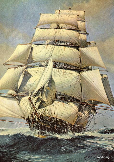 Vintage Print Of Clipper Ship Lightning Boston Donald Mckay Etsy