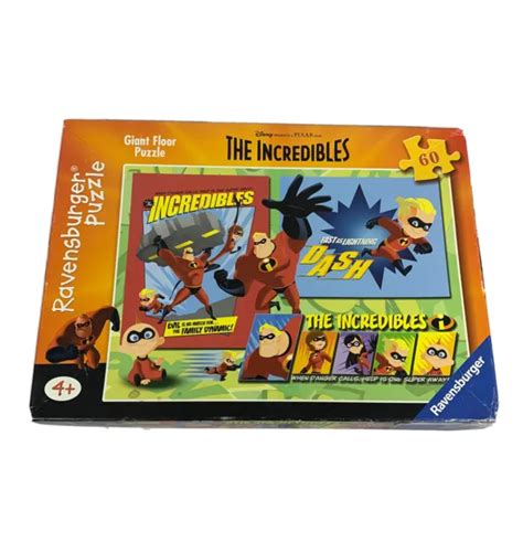 Ravensburger Disney Pixar The Incredibles Giant Floor Jigsaw Puzzle 60