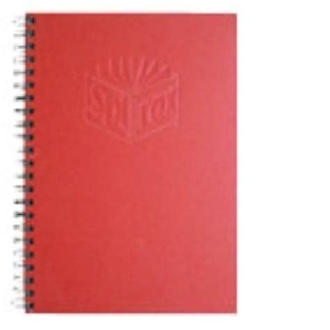 Spirax 512 Notebook A4 Side Opening Hard Cover 200 Page Red Winc