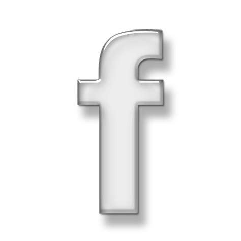 3d Glass Transparent Glass Icon Social Media Logos Facebook Logo