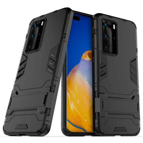 Slim Armour Shockproof Case For Huawei P40 Pro Black