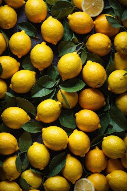 Premium Ai Image Lemons Fruit Product Photography