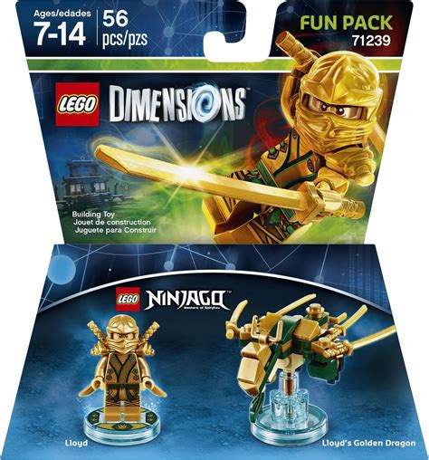 Xbox series x|s xbox one. Lego Dimensions: Ninjago Fun Pack - Lloyd + Lloyd's Golden ...