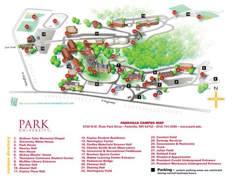Park University Campus Map