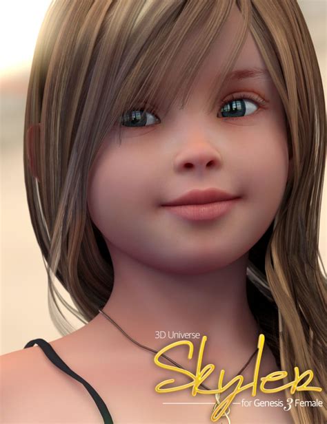 Skyler Character And Hair For Genesis 3 Female S Renderfu