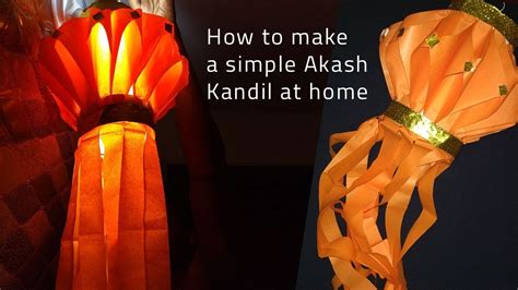 how to make diwali aakash kandil with paper at home diwali decoration diy diwali lantern
