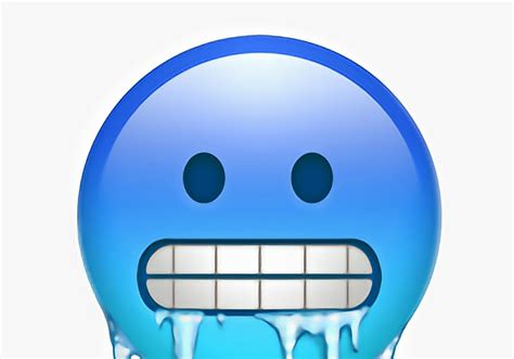 Ice Cold Emoji Png Emoji History The Emoji Code Image Log Of Changes
