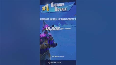 Fortnite First Victory Royale Of Chapter 4 Season 1 Youtube
