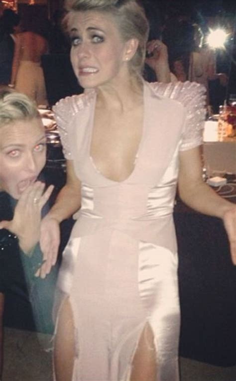 Julianne Hough Suffers Wardrobe Malfunction At Globes Afterparty E