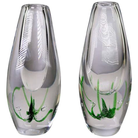 Unique Glass Vase By Vicke Lindstrand At 1stdibs