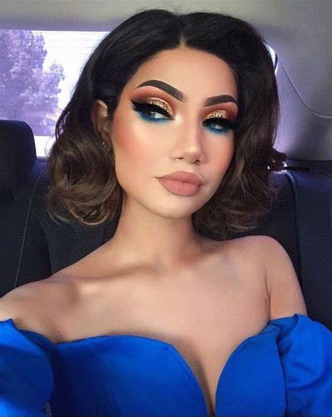 Makeup With Blue Dress Prom - Makeup With Blue Dress in 2020 | Gorgeous