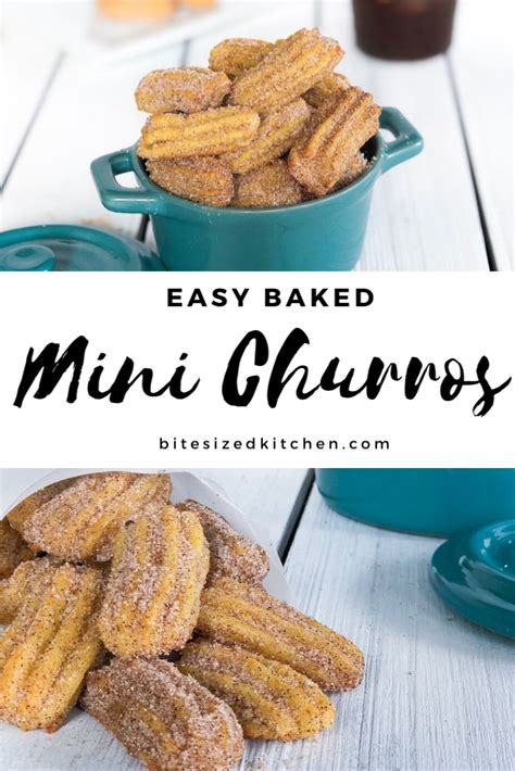 Baked Mini Churro Bites W Quick Chocolate Sauce Recipe Churro