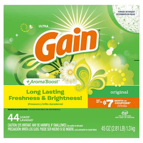 Gain Original Scent HE Powder Laundry Detergent Loads Shop Detergent At H E B