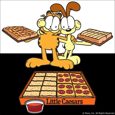 Its Friday Eat Pizza With A Friend Garfield And Odie Pinterest