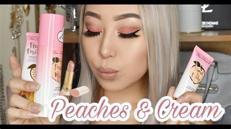 Toofaced Peaches And Cream First Impression And Review Youtube