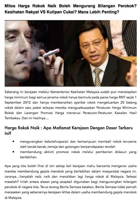Terbaik emang 2 jempol buat anda bang kumbang rokok sampai dan bisa di nikmati tanpa kurang, tetep setia bang buat pelanggannya. Harga Rokok Naik Lagi. Kenaikan Dunhill Winston