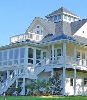 Home designs from 65 residential architects & designers who specialize in coastal home plans, beach house plans & lake home designs. Cottage Plans with Porches . . . A PROFUSION of Porches!