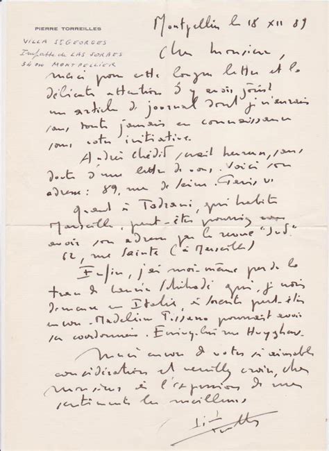 La Voix Désabritée Avec Une Lettre Manuscrite Signée By Pierre