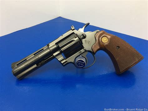 1978 Colt Diamondback 22 Lr Blue 4 Incredible Snake Series Revolver