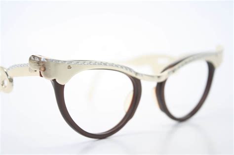 Vintage Eyeglasses Unique Cat Eye Glasses Retro Glasses