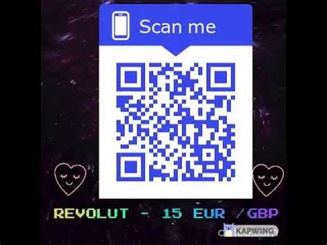 Qr code (quick response) generator. REVOLUT BANK - 15 EURO - Cash - Free Bank Account - €15 ...