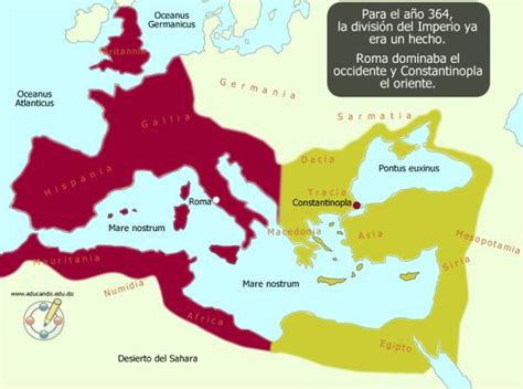 Diferencias Entre El Imperio Romano De Oriente Y Occidente Resumen