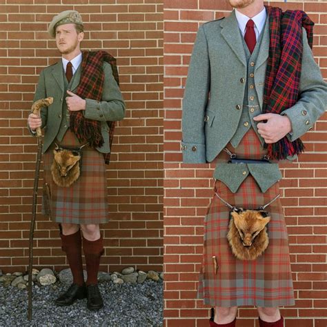 Scottish Highland Traditional Day Wear Macdonald Reproduction Tartan