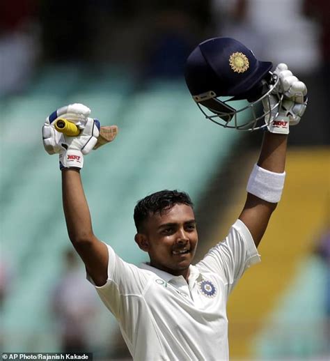 He made his debut prithvi shaw is a great prospect for india cricket.first and foremost he is a player with lot of. sport news Who is Prithvi Shaw? Cricketer revealed after ...