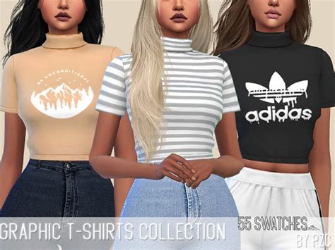 The Sims Resource Graphic T Shirts Collection By Pinkzombiecupcakes