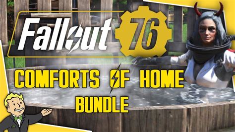 Fallout 76 Atomic Shop Update Comforts Of Home Bundle YouTube