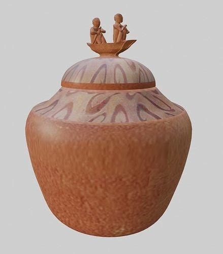 3d Model Manunggul Jar Filipino History Artifact Vr Ar Low Poly