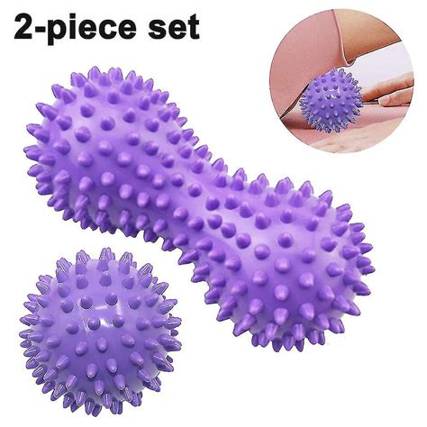 Spike Peanut Roller Hedgehog Foot Massage Ball Set Ideal For Muscle Deep Tissue Trigger Point