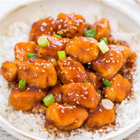 This authentic sweet and sour chicken is the answer! Easy Sweet and Sour Chicken (15-Minute Recipe!) - Averie Cooks