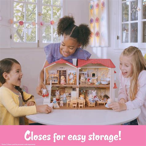 Buy Calico Critters Red Roof Country Home T Set Cottage Online At