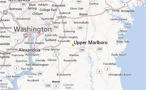 Upper Marlboro Zip Code Map United States Map