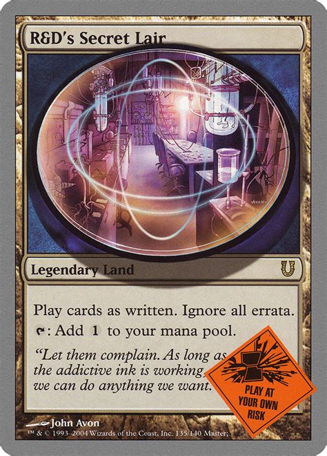 randd s secret lair · unhinged unh 135 · scryfall magic the gathering search