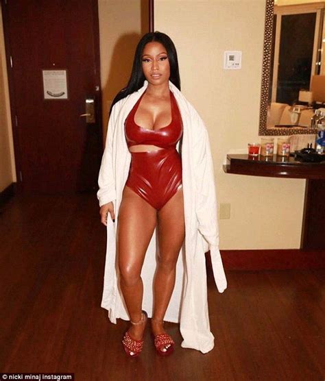 Nicki Minaj Sizzles In Leather One Piece As She Flashes Cleavage Artofit