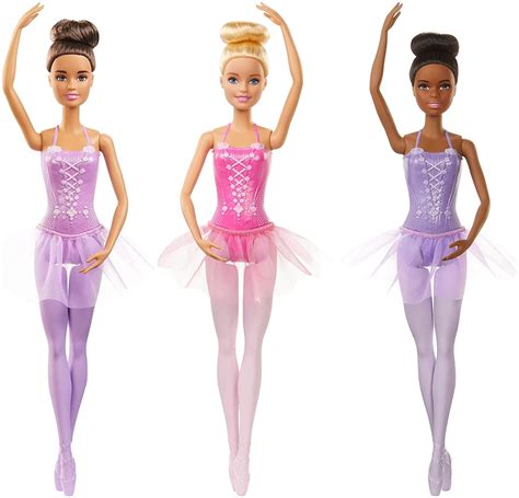 Muñeca Barbie Bailarina Castaña Tutú Lila Gjl60 Barbiepedia