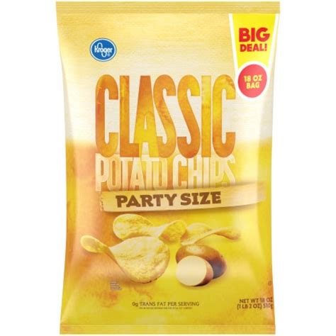 Kroger® Classic Potato Chips Party Size 18 Oz Ralphs