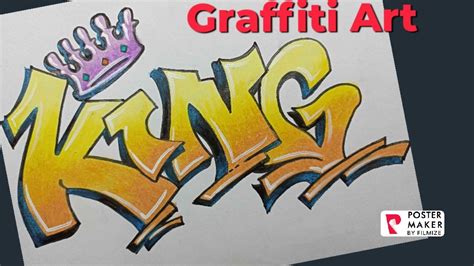 How To Draw Graffiti Letter King Vlrengbr