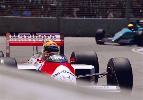 Ayrton Senna E Maurício Gugelmim Eua 1988 Ferrari Scuderia