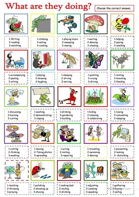 What Are They Doing Worksheet Free Esl Printable Worksheets Made By