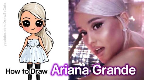 How To Draw Ariana Grande No More Tears Left To Cry Music Video