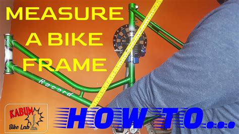 How To Measure A Bike Frame Frame Size Youtube