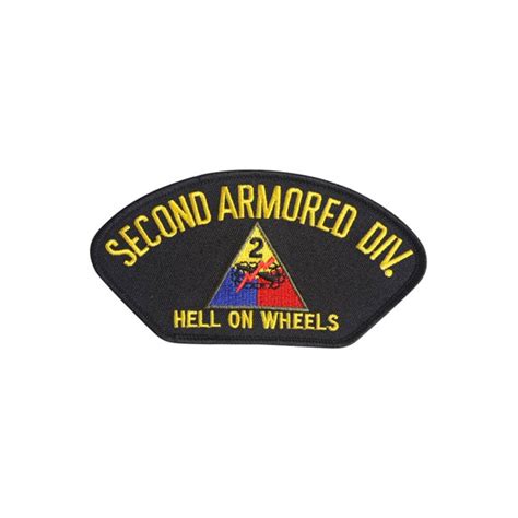United States Army 2nd Armored Division Hell On Wheels Patch Walmart