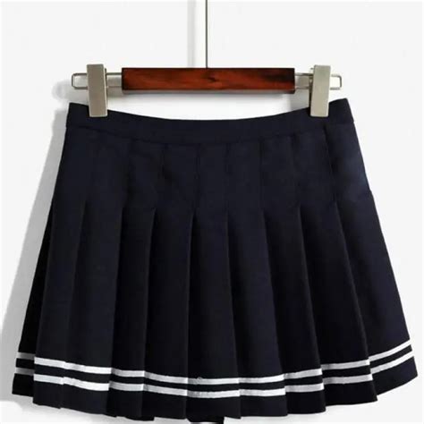 2018 Mini Sweet Pleated Skirt Women Preppy Style Mini High Waist Skirt Girls Vintage Black White