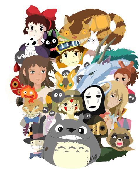 Studio Ghibli Characters Wallpaper
